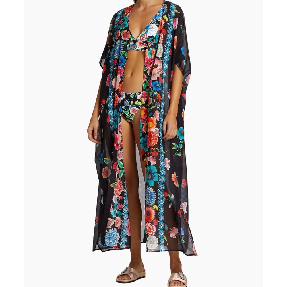 Johnny Was V-neck Kaftan NEW